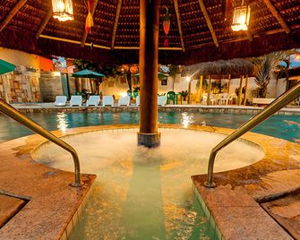 Rio Das Pedras Thermas Hotel - คอลดัส โนวาส - ลาน
