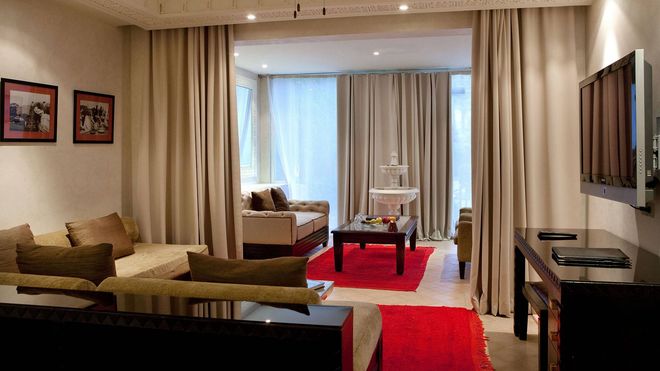 Les Jardins de la Koutoubia - มาราเกช - ห้องนั่งเล่น