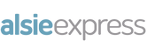 Het logo van Alsie Express