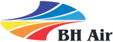 Het logo van BH Air