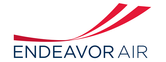 Het logo van Endeavor Airlines