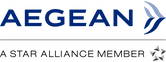 O logo da Aegean Airlines
