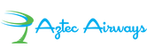 Het logo van Aztec Airways