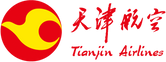 El logotip de l'aerolínia Tianjin Airlines