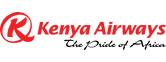 El logotip de l'aerolínia Kenya Airways