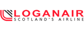 Het logo van Loganair