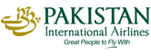 Het logo van Pakistan International Airlines