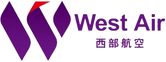 Het logo van China West Air