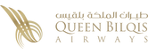 Het logo van Queen Bilqis Airways