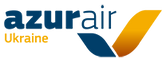Het logo van Azur Air Ukraine